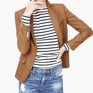 J Crew Schoolboy Wool Blazer in Camel 
Size: 0